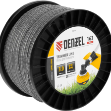 Леска для триммера Denzel двухкомпонентная витой квадрат, 3,0ммх163м, на DIN катушке EXTRA CORD - изображение 5