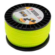 Леска для триммера Denzel витой квадрат, 3,0ммх163м, на DIN катушке FLEX CORD - изображение 5
