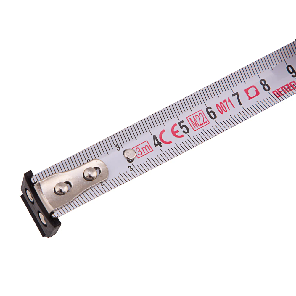 Рулетка Denzel 3мх16мм, двухкомп. корпус, магнитный обрезиненный зацеп - изображение 6