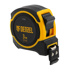 Рулетка Denzel 3мх16мм, двухкомп. корпус, магнитный обрезиненный зацеп - изображение 9