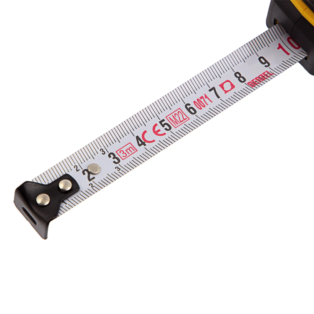 Рулетка Denzel 3мх16мм, двухкомп. корпус, кнопка-пауза - изображение 7