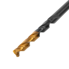 Сверло по металлу Denzel 3,5 мм, HSS-Tin, Golden Tip, 10 шт. - изображение 8