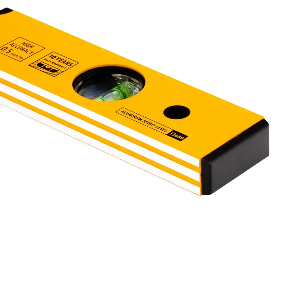 Уровень алюминиевый Denzel 400 мм, фрезерованный, 3 глазка - изображение 4