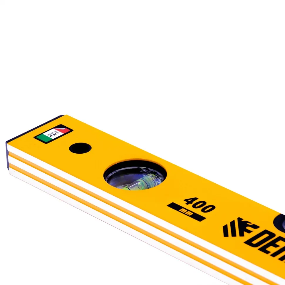 Уровень алюминиевый Denzel 400 мм, фрезерованный, 3 глазка - изображение 5