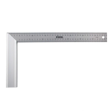 Угольник стальной Denzel 400 мм, нержавеющая сталь, градуировка, алюминиевое основание - изображение 5