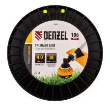 Леска для триммера Denzel витой квадрат, 4,0ммх106м, на DIN катушке FLEX CORD - изображение 6
