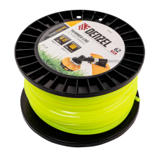 Леска для триммера Denzel квадрат, 4,0ммх62м, на DIN катушке FLEX CORD - изображение 5