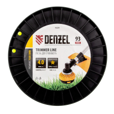 Леска для триммера Denzel звезда, 4,0ммх93м, на DIN катушке FLEX CORD - изображение 6