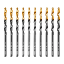 Сверло по металлу Denzel 4,2 мм, HSS-Tin, Golden Tip, 10 шт. - изображение 6