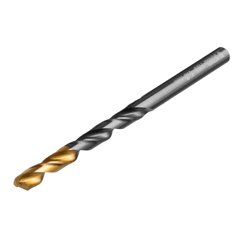 Сверло по металлу Denzel 4,8 мм, HSS-Tin, Golden Tip, 10 шт. - изображение 2