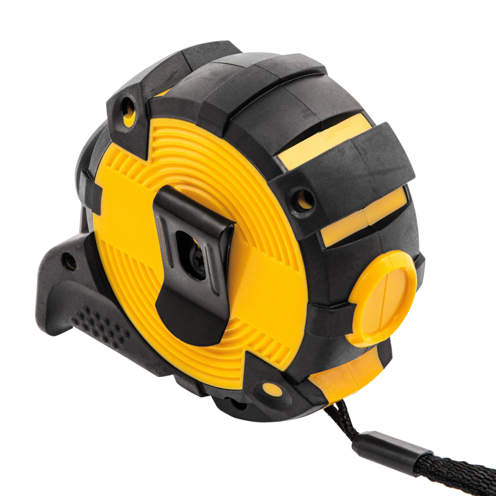 Рулетка Denzel 5мх19мм, автоматич. фиксац., нейлон. покрытие, магнит. зацеп, двухстор. разметка - изображение 2