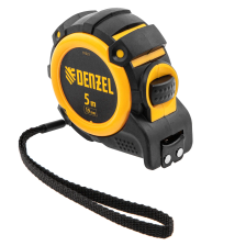 Рулетка Denzel 5мх19мм, автоматич. фиксац., нейлон. покрытие, магнит. зацеп, двухстор. разметка - изображение 8