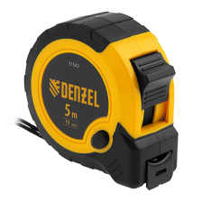 Рулетка Denzel 5мх19мм, двухкомп. корпус, кнопка-пауза - изображение 10