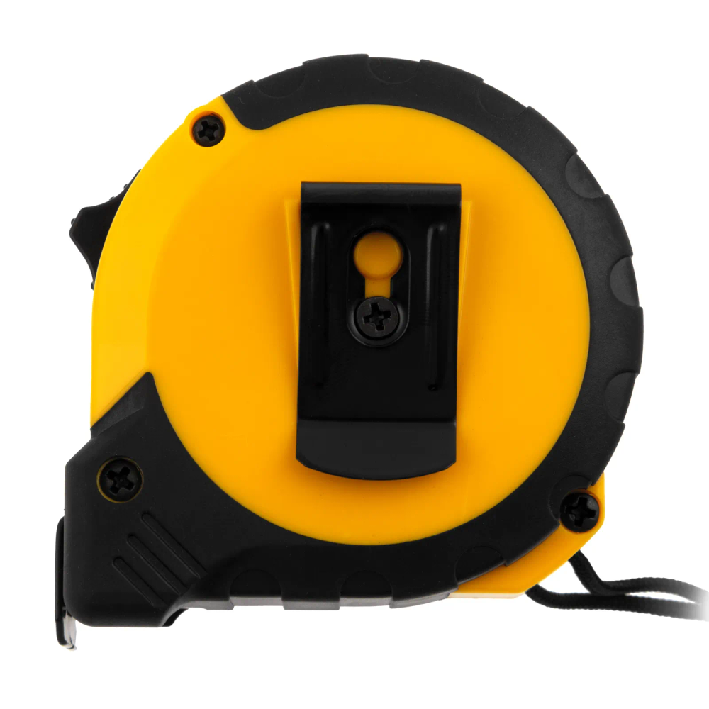 Рулетка Denzel 5мх25мм, двухкомп. корпус, кнопка-пауза - изображение 3