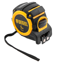 Рулетка Denzel 5мх32мм, автоматич. фиксац., нейлон. покрытие, магнит. зацеп, двухстор. разметка - изображение 8
