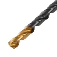 Сверло по металлу Denzel 5,5 мм, HSS-Tin, Golden Tip, 10 шт. - изображение 8