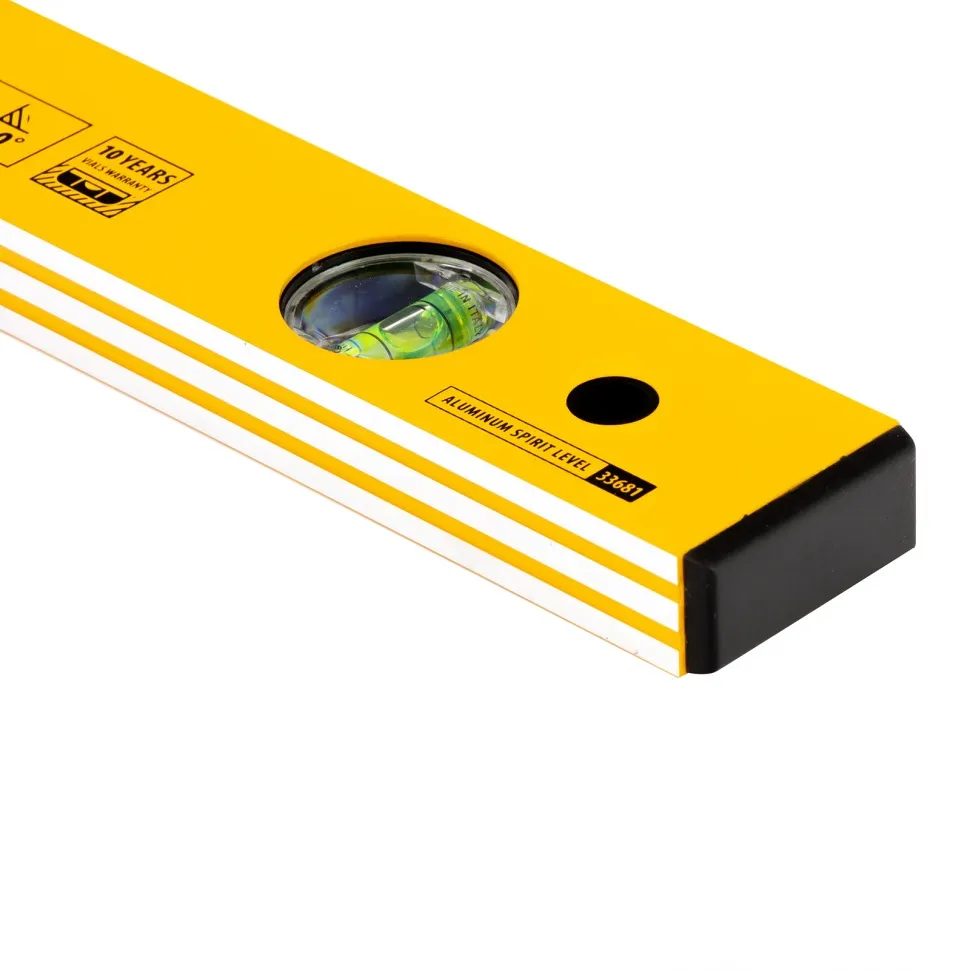 Уровень алюминиевый Denzel 600 мм, фрезерованный, 3 глазка - изображение 4