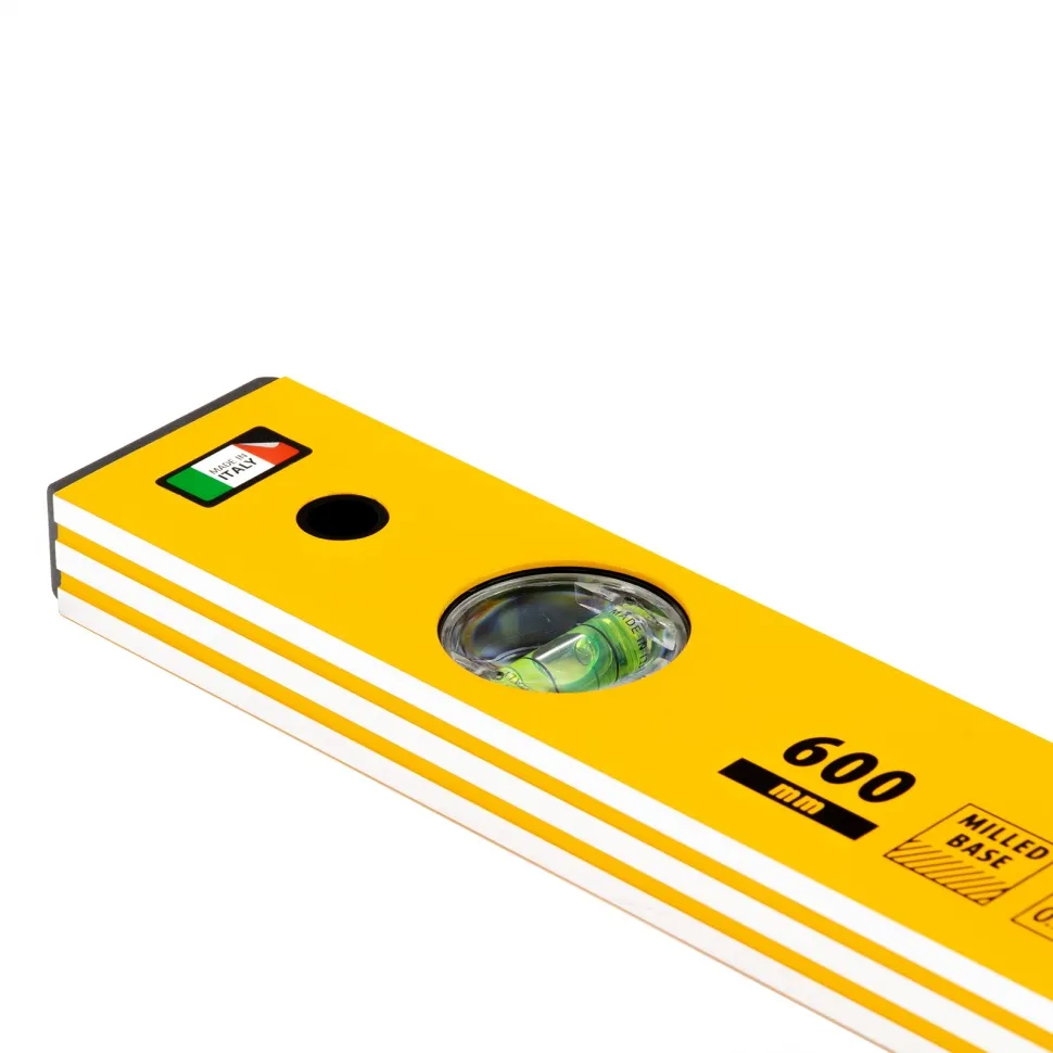 Уровень алюминиевый Denzel 600 мм, фрезерованный, 3 глазка - изображение 5