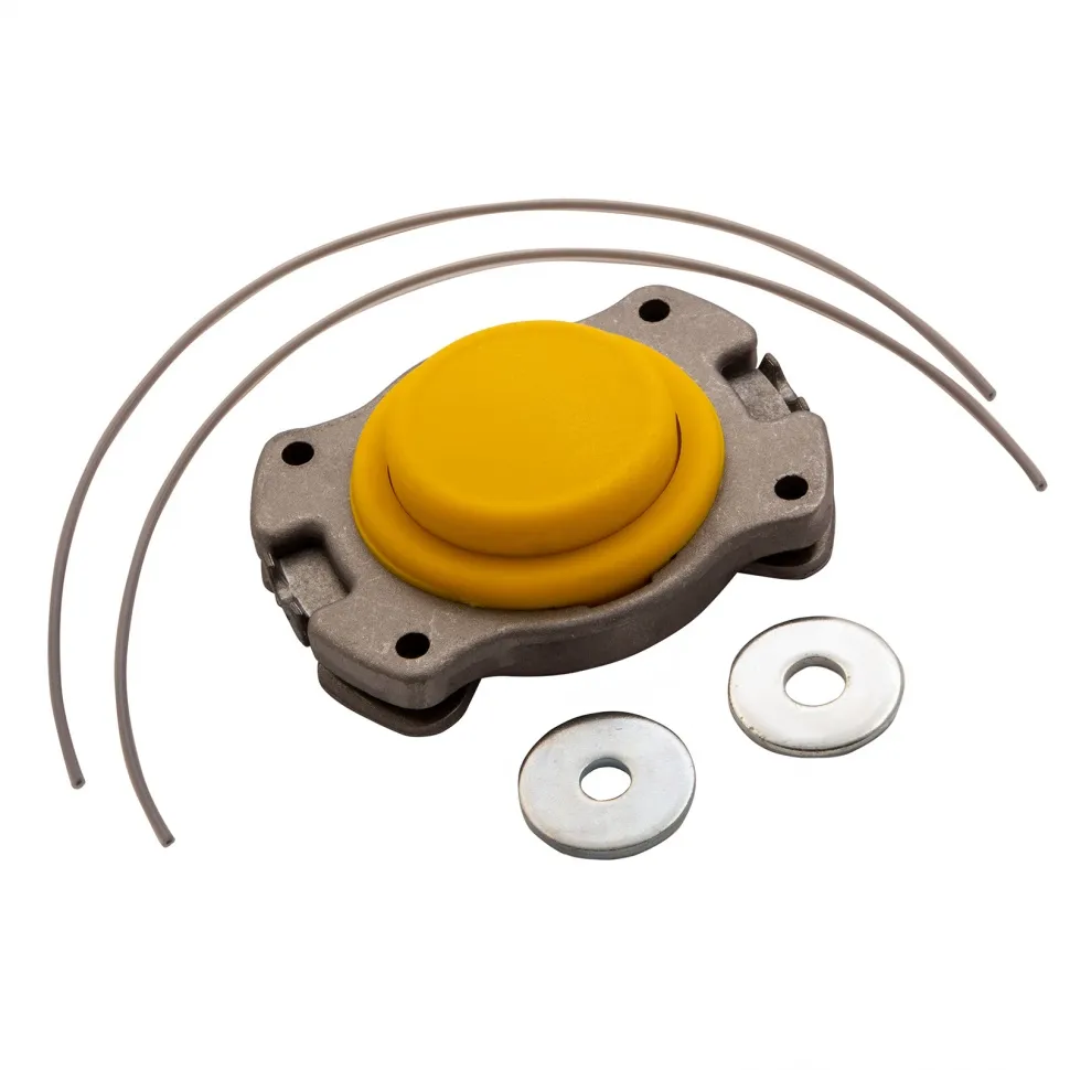 Головка триммерная универсальная алюминий Denzel шайба 8 мм, 10 мм - изображение 4