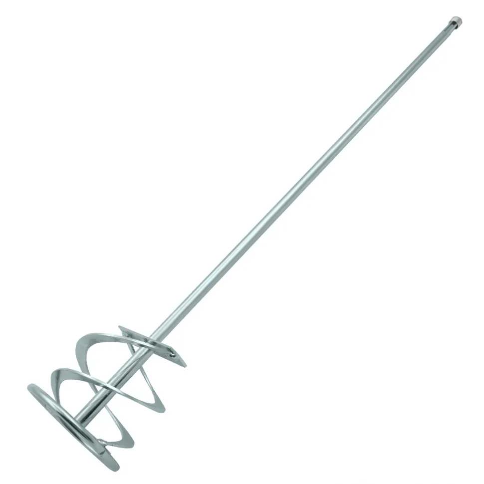 Миксер для красок и штукатурных смесей Denzel 80х400 мм, оцинкованный, хвостовик SDS Plus