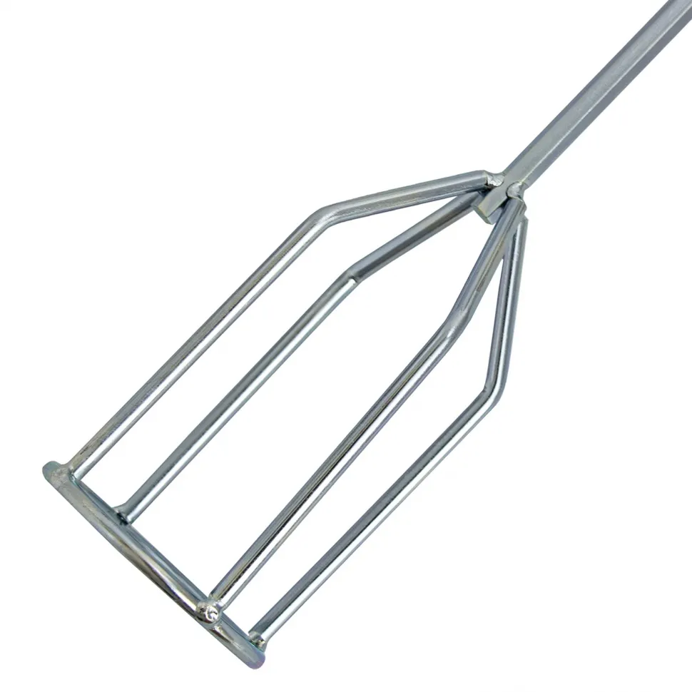 Миксер для гипсовых смесей Denzel 80х530 мм, оцинкованный, шестигранный хвостовик 8 мм - изображение 4