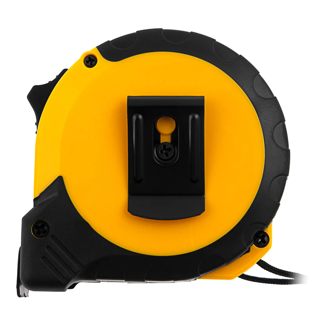 Рулетка Denzel 8мх25мм, двухкомп. корпус, кнопка-пауза - изображение 3