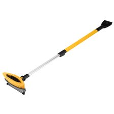 Щетка-сметка со скребком Denzel телескоп, поворотная голова, водосгон 950-1320 мм - изображение 10