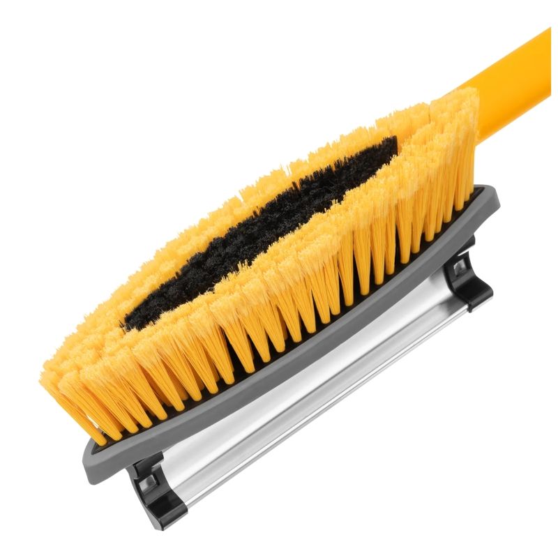 Щетка-сметка со скребком Denzel телескоп, поворотная голова, водосгон 950-1320 мм - изображение 6