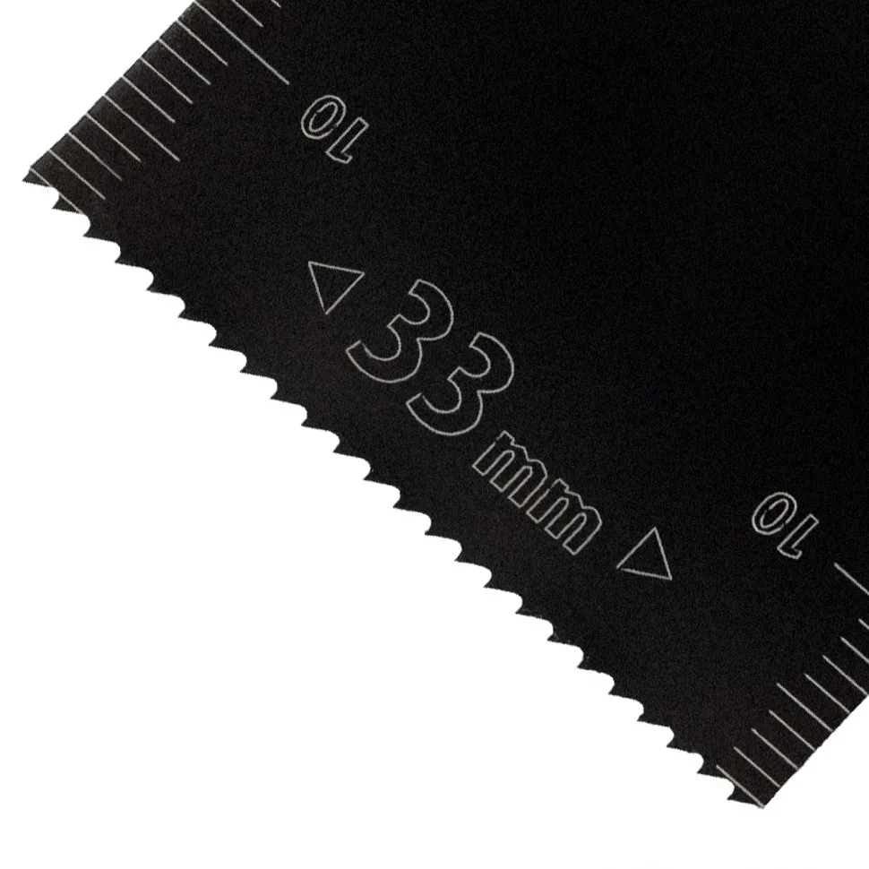 Насадка для МФИ Denzel режущая пазовая прямая, BiM, по металлу и дереву, 33 x 1.4 мм, мелкий зуб - изображение 5