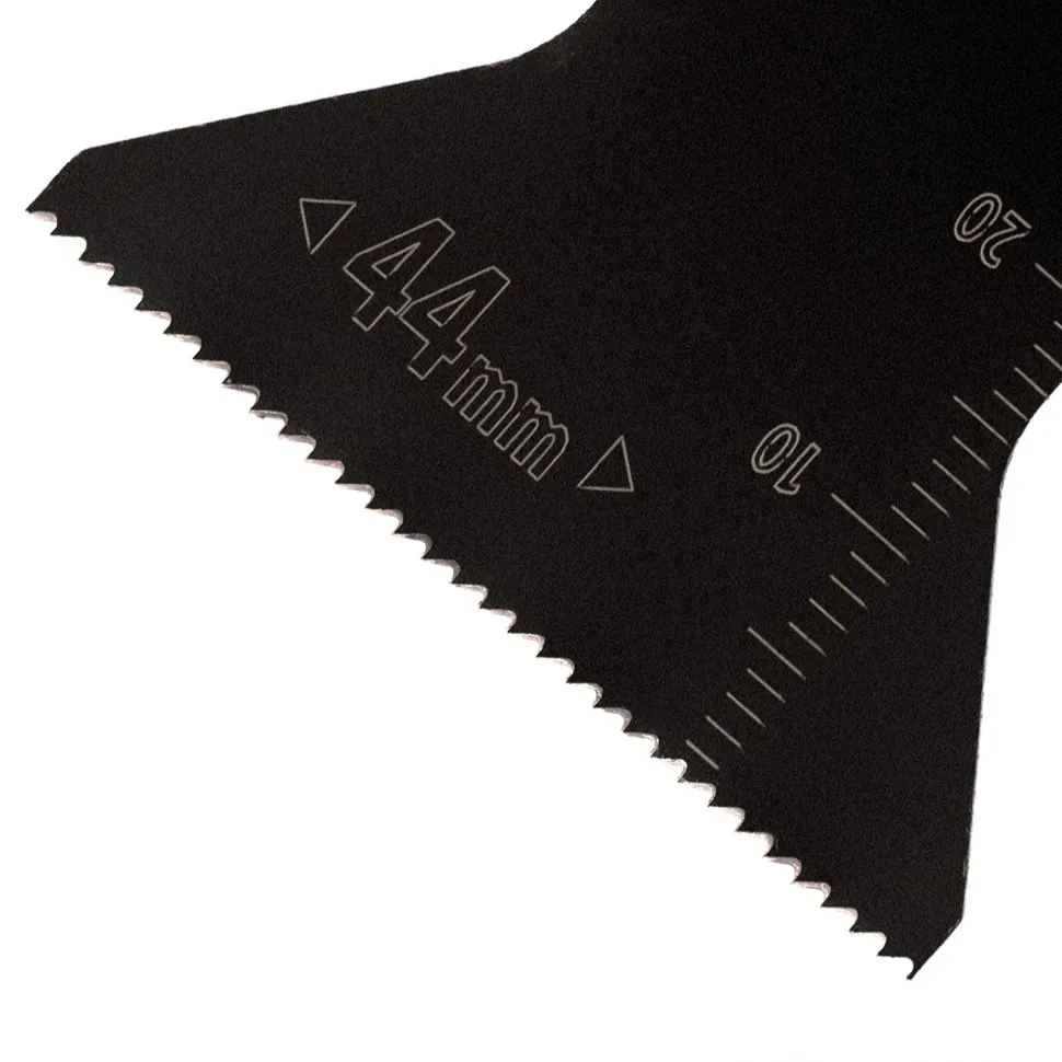 Насадка для МФИ Denzel режущая Т-образная, BiM, по металлу, дереву, пластику, 44 x 1.4 мм, мелкий зу - изображение 5