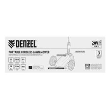 Газонокосилка портативная аккумуляторная Denzel CLM-22 Li-ion 20 В 220 мм - изображение 29