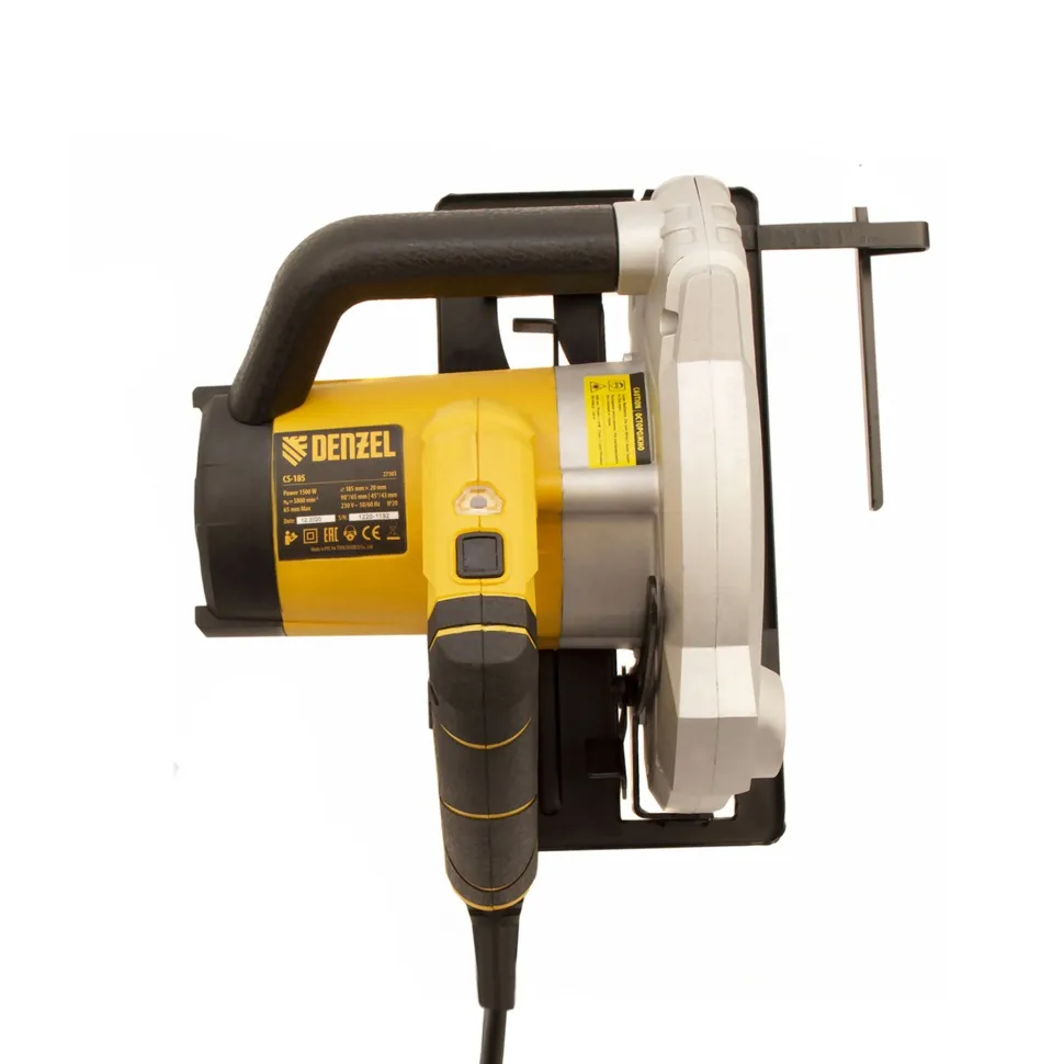 Пила циркулярная Denzel CS-185, 1500 Вт, 185 мм - изображение 7