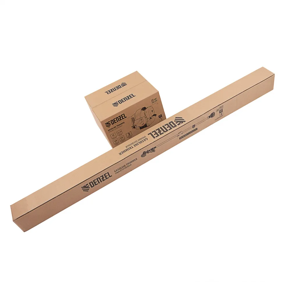 Триммер бензиновый Denzel DGT 250, 25 см3, 1.3 л. с, неразъемная штанга, состоит из 2 частей - изображение 6