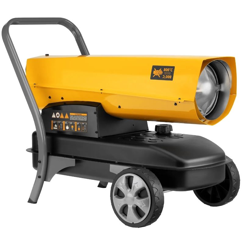 Дизельная тепловая пушка Denzel DHG-45i, 45 кВт, 1000 м3/ч, прямой нагрев, электронный термостат - изображение 2