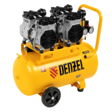 Компрессор безмасляный малошумный Denzel DLS 2200/50, 2200 Вт, 2x1100, 50 л, 380 л/мин - изображение 27