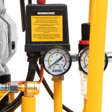 Компрессор безмасляный малошумный Denzel DLS 2200/50, 2200 Вт, 2x1100, 50 л, 380 л/мин - изображение 29