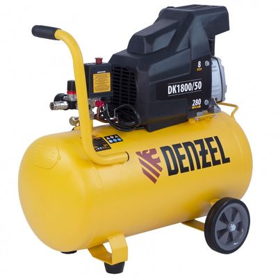 Компрессор безмасляный малошумный Denzel DLS 2200/50, 2200 Вт, 2x1100, 50 л, 380 л/мин - изображение 38