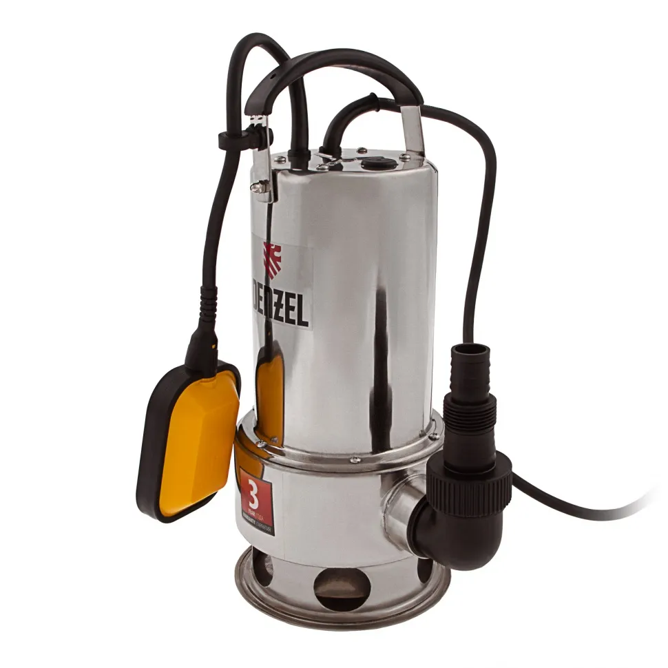 Дренажный насос Denzel DP1100X, 1100 Вт, подъем 11 м, 15500 л/ч - изображение 14