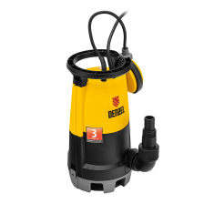 Дренажный насос для чистой и грязной воды Denzel DP450S, 450 Вт, напор 6 м, 12000 л/ч - изображение 10