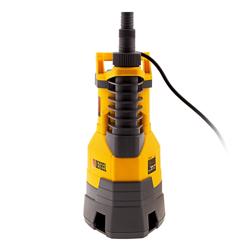 Дренажный насос Denzel DPХ650, Х-Pro, 650 Вт, подъем 7 м, 11500 л/ч - изображение 6
