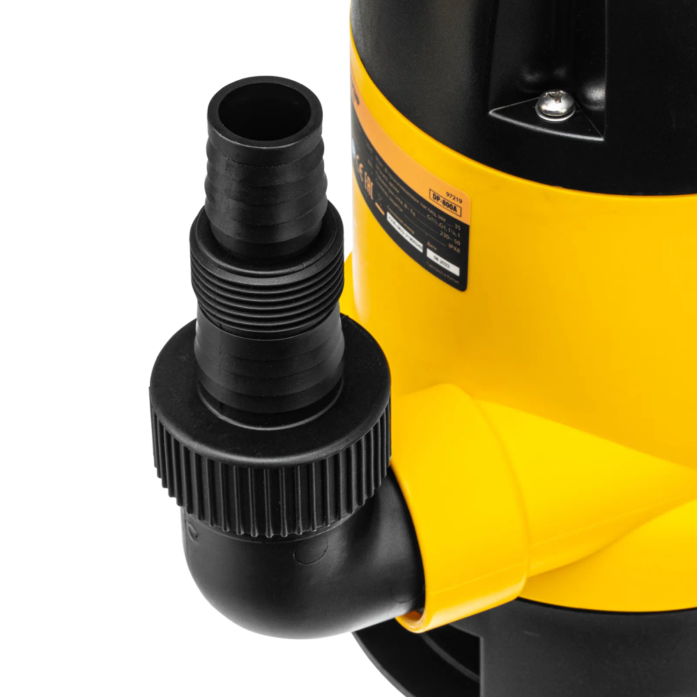 Дренажный насос Denzel DP800A, 800 Вт, подъем 5 м, 13000 л/ч - изображение 8