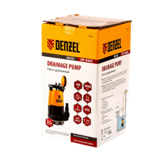 Дренажный насос для чистой и грязной воды Denzel DP900S, 900 Вт, напор 9 м, 18000 л/ч - изображение 25