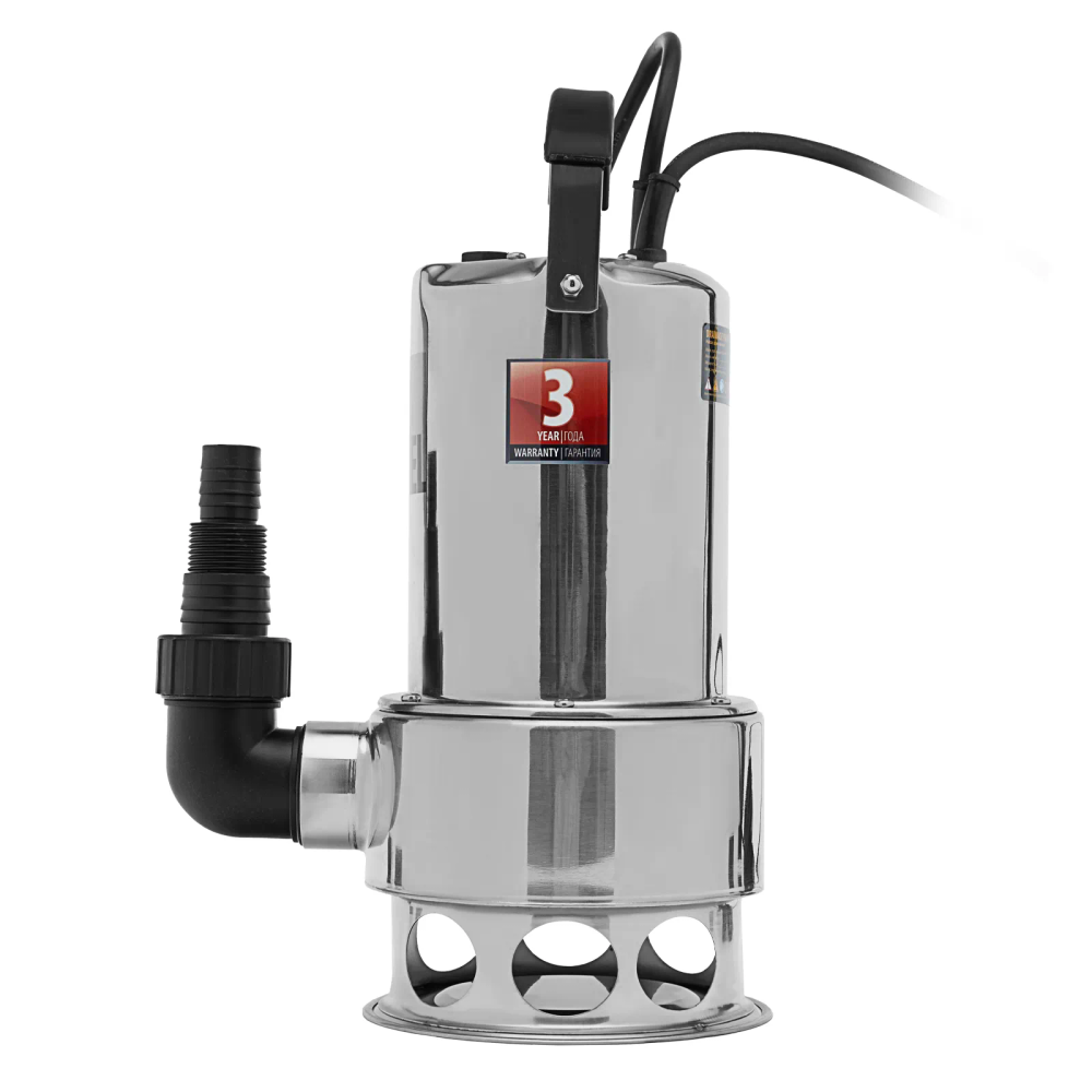 Дренажный насос Denzel DPL800X, 800 Вт, подъем 7 м, 16500 л/ч - изображение 4