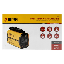 Аппарат инверторный дуговой сварки Denzel DS-230 Compact, 230 А, ПВ 70%, диаметр электрода 1.6-5 мм - изображение 19