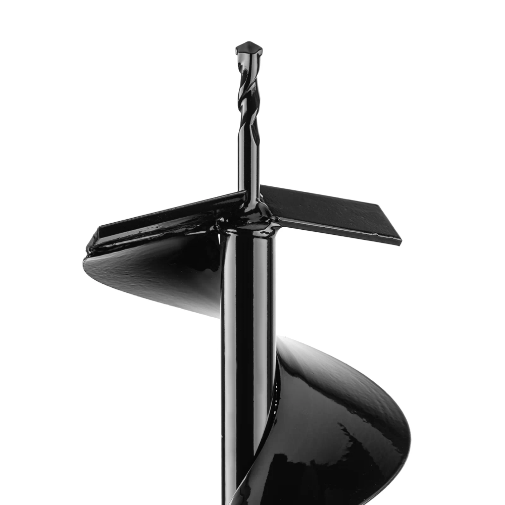 Шнек для грунта Denzel E-150, диаметр 150 мм, длина 800 мм,соединение 20 мм, несъемный нож - изображение 5