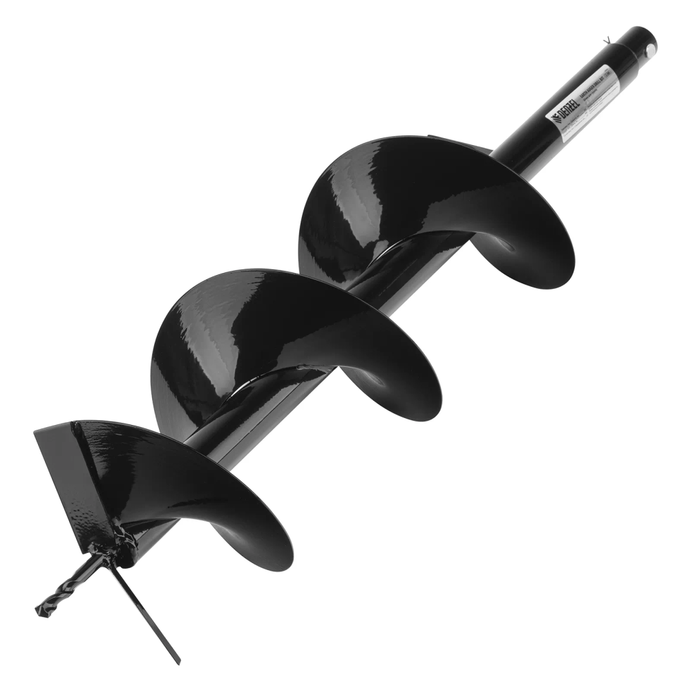 Шнек для грунта Denzel E-200, диаметр 200 мм, длина 800 мм,соединение 20 мм, несъемный нож