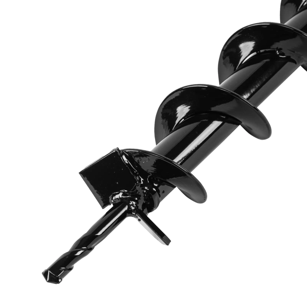 Шнек для грунта Denzel E-60, диаметр 60 мм, длина 800 мм,соединение 20 мм, несъемный нож - изображение 3