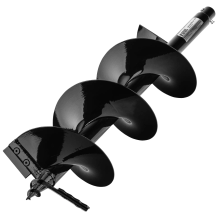 Шнек для грунта Denzel ER-200, диаметр 200 мм, длина 800 мм,соединение 20 мм, съемный нож - изображение 7