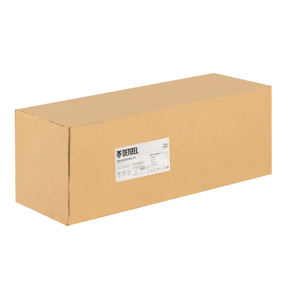 Шнек для грунта Denzel ER-300, диаметр 300 мм, длина 800 мм,соединение 20 мм, съемный нож - изображение 6