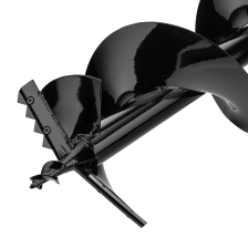 Шнек для грунта Denzel ER-300, диаметр 300 мм, длина 800 мм,соединение 20 мм, съемный нож - изображение 9